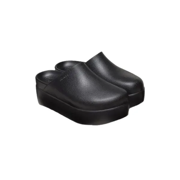 כפכפי קרוקס דילן פלטפורמה שחורות Crocs 209869-001 Dylan Platform Clog