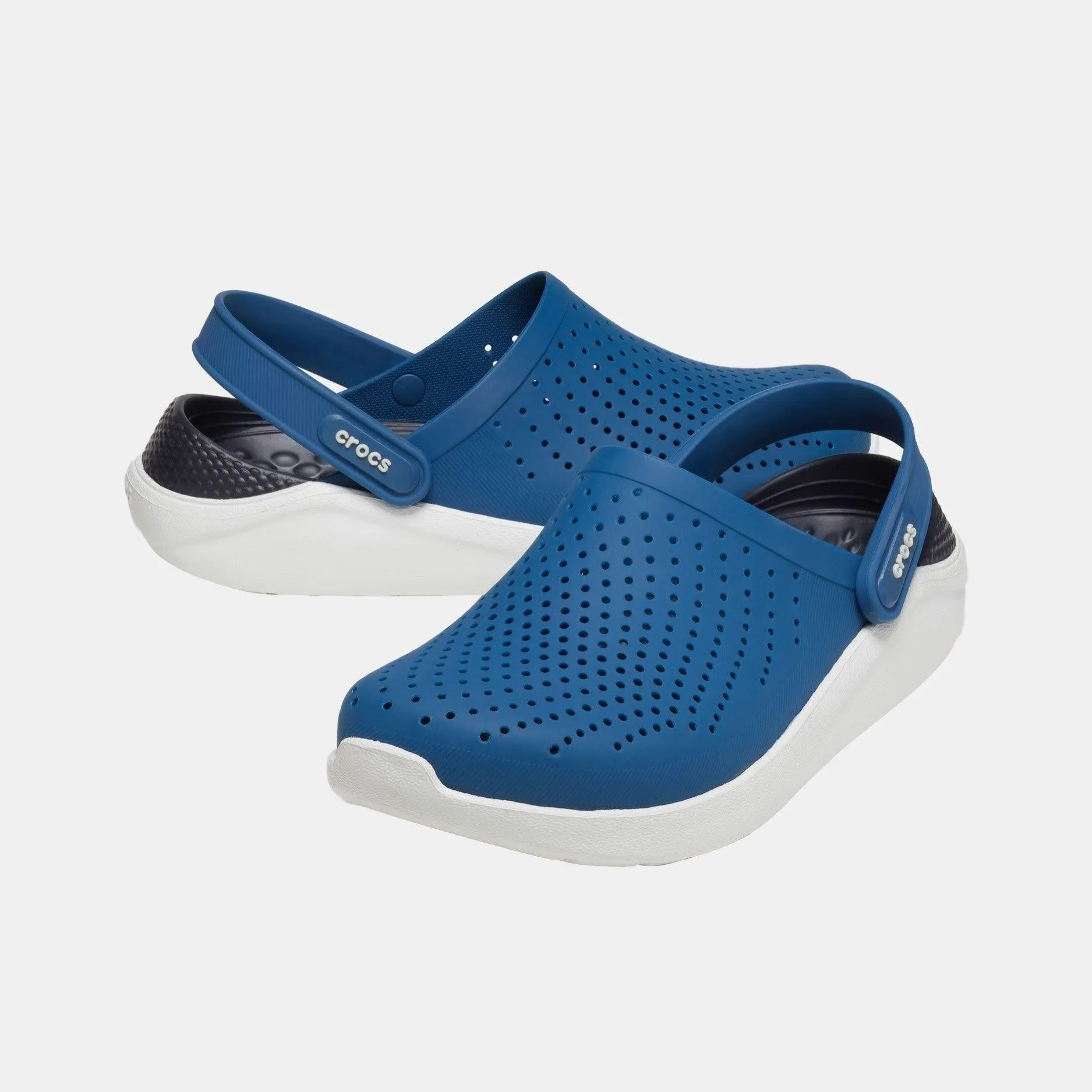 כפכף קרוקס לייט-רייד בצבע כחול שמנת  Crocs Lite Ride Relaxed Fit Clog  204592-4SB