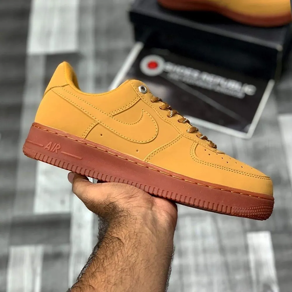 AF-1 Flax - Premium Suede Fall Shoes