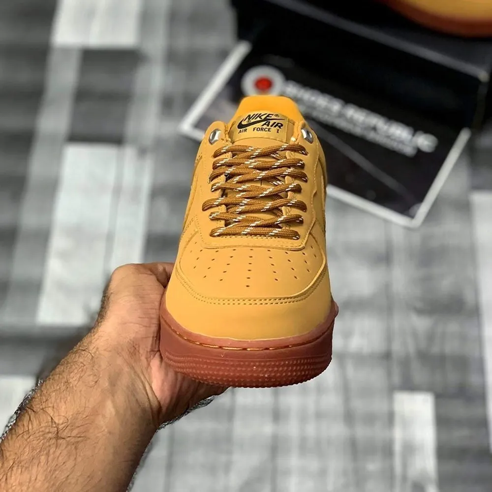 AF-1 Flax - Premium Suede Fall Shoes