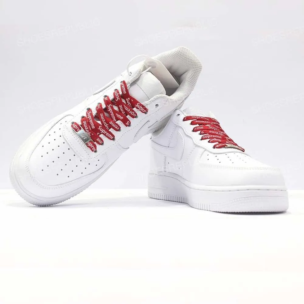 AF-1 Triple White  Premium Batch with Sup-Laces