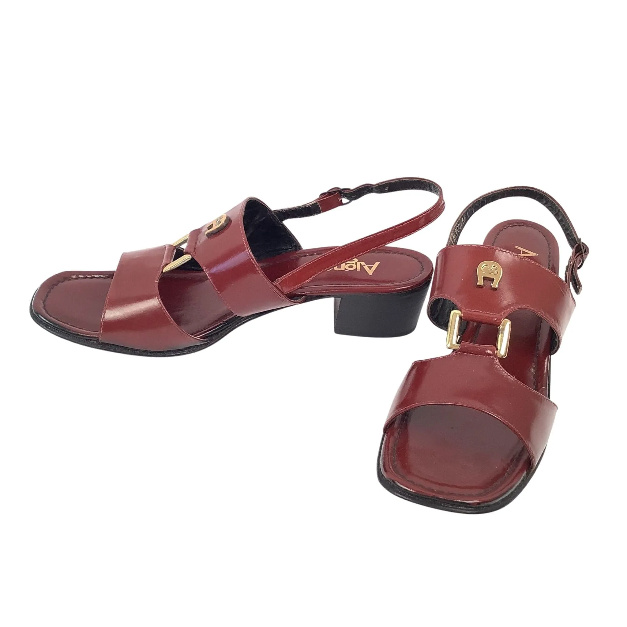 Aigner Block Heel Sandals