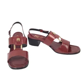 Aigner Block Heel Sandals