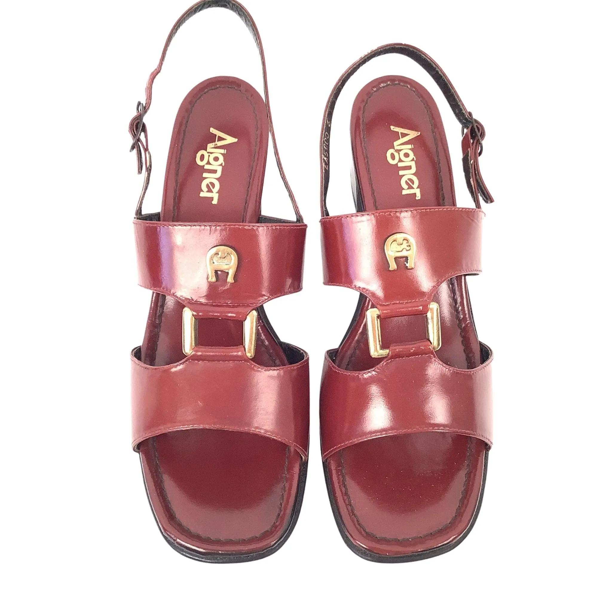 Aigner Block Heel Sandals