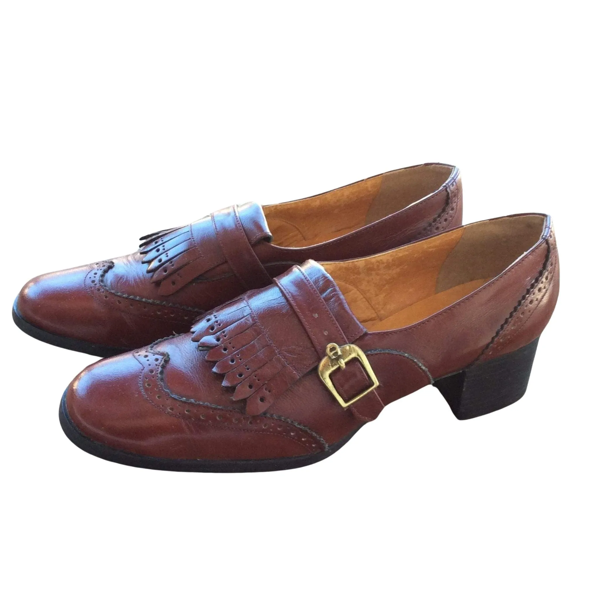 Aigner Kilted Loafers