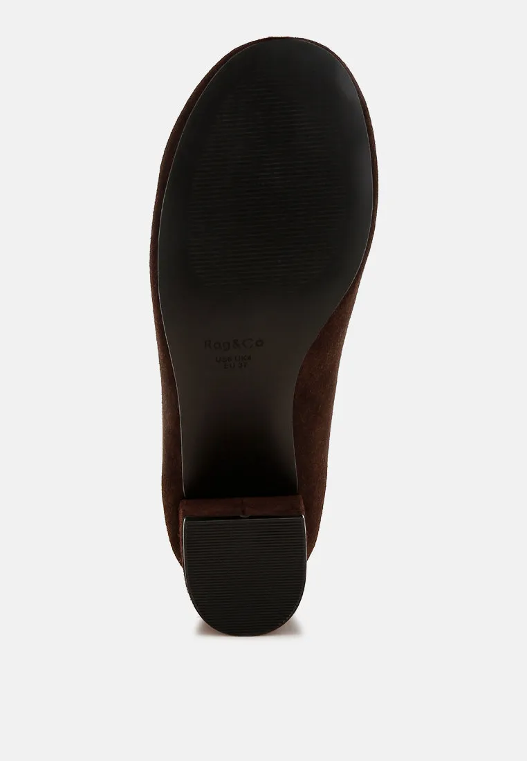 Aloha Tassels Detail Genuine Suede Loafers
