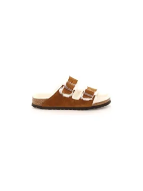Arizona Shearling Suede Mules