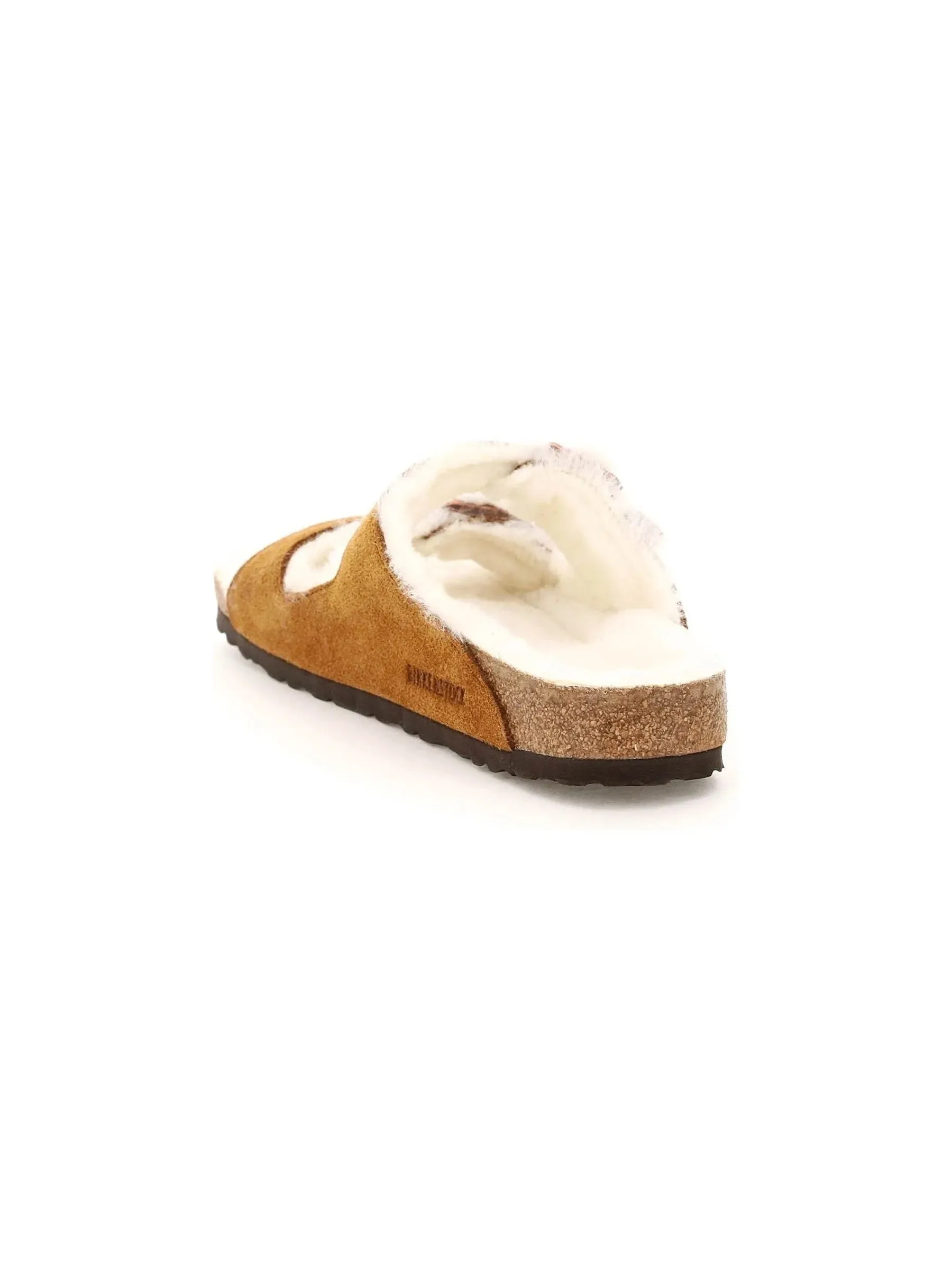Arizona Shearling Suede Mules