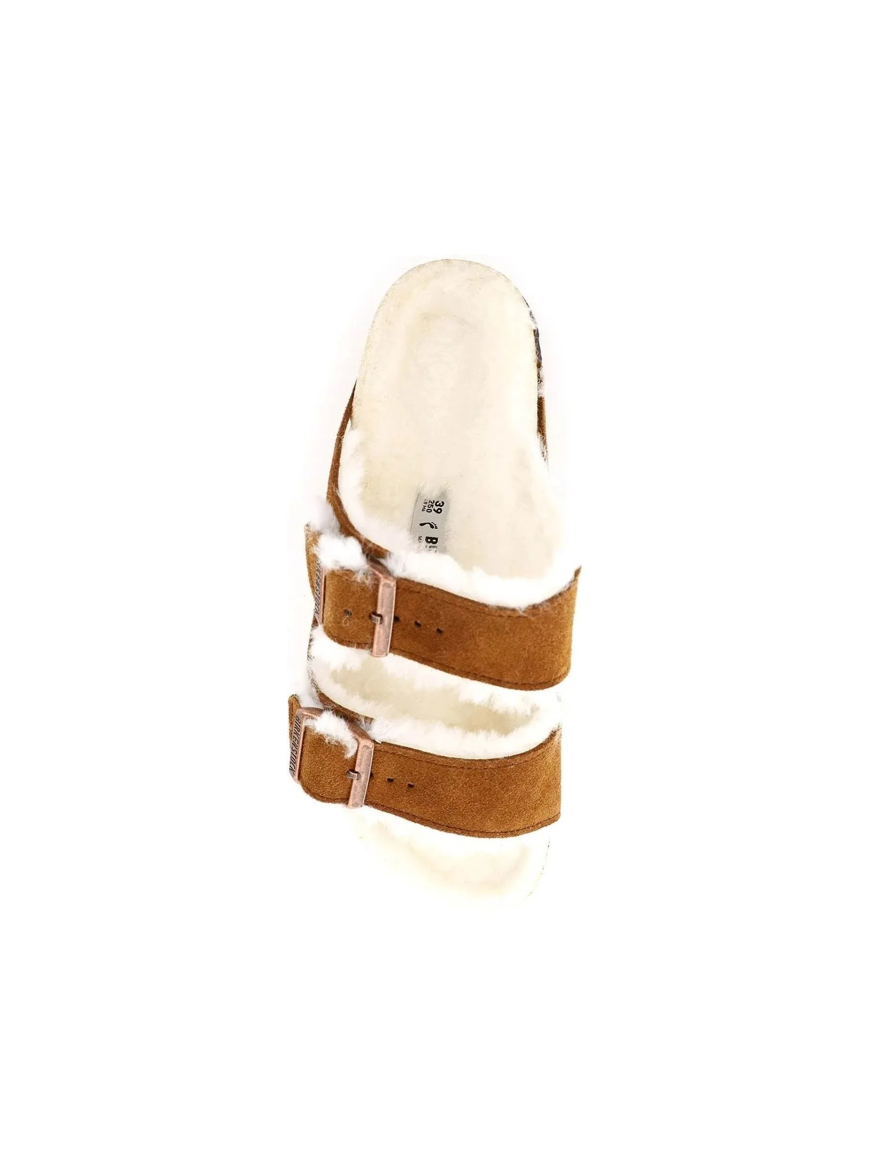Arizona Shearling Suede Mules