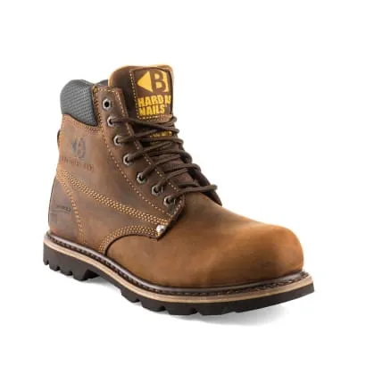 B425 Buckbootz Steel-Toe Safety Lace Boot Hard As Nails