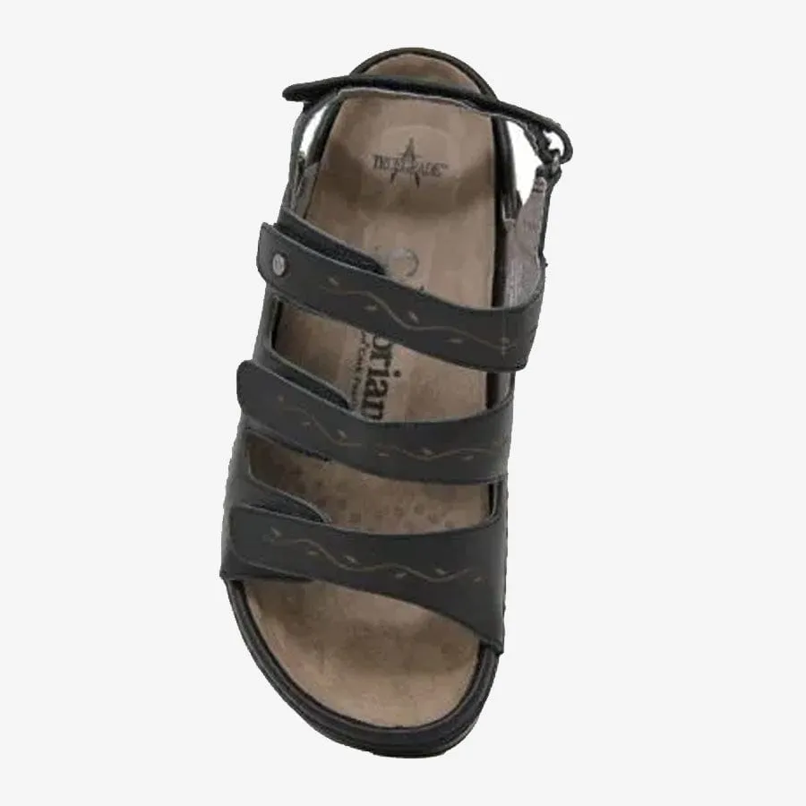 Cambrian Women's Delphi 3 Walking Sandals- Black