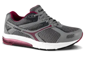 Cambrian Women's Ultra Mesh Walking Shoes- Grey/ Plum