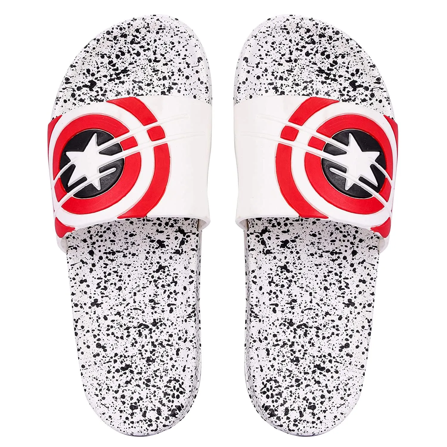 Captain America Star Dotted Flip Flop