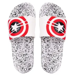 Captain America Star Dotted Flip Flop