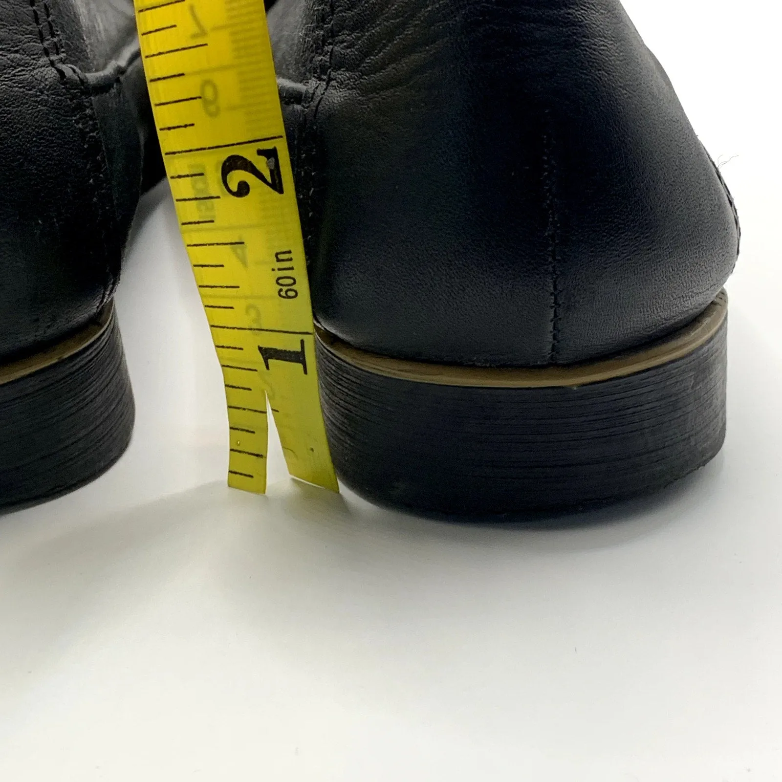 CHELSEA CREW Black Label Women's Black Round-Toe slip-On Shoes SZ 6