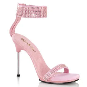 CHIC-40 Fabulicious 4 1/2" Chic Baby Pink Faux Leather Sexy Shoes (High Heels)