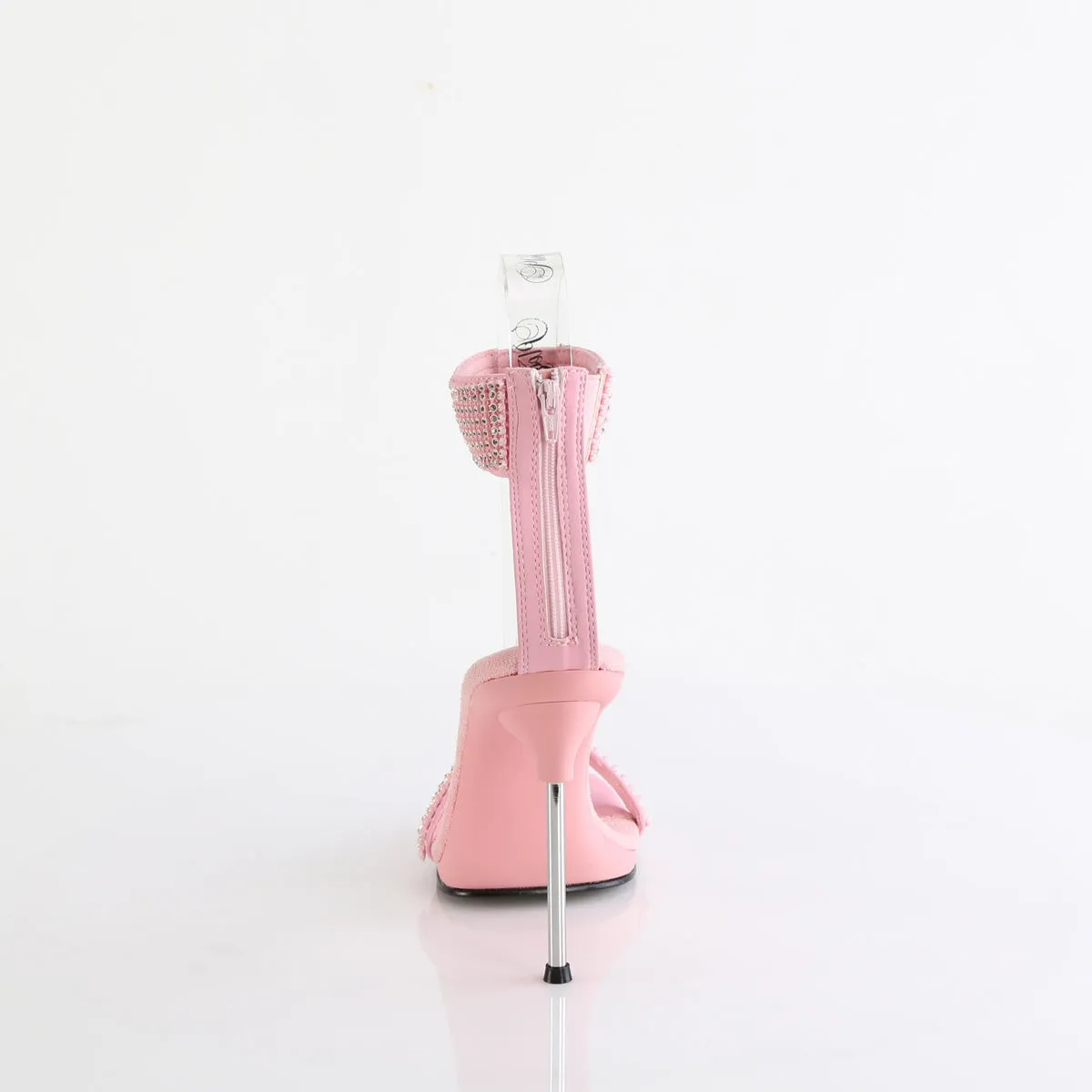 CHIC-40 Fabulicious 4 1/2" Chic Baby Pink Faux Leather Sexy Shoes (High Heels)