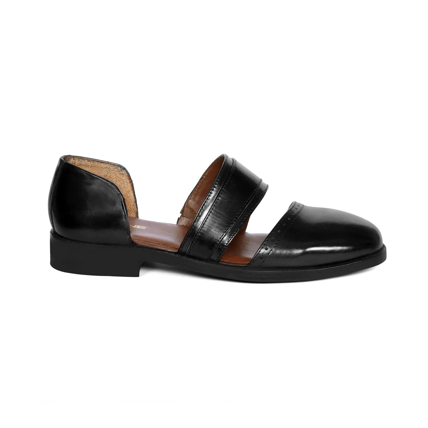 Classic Black Peshawari Sandals