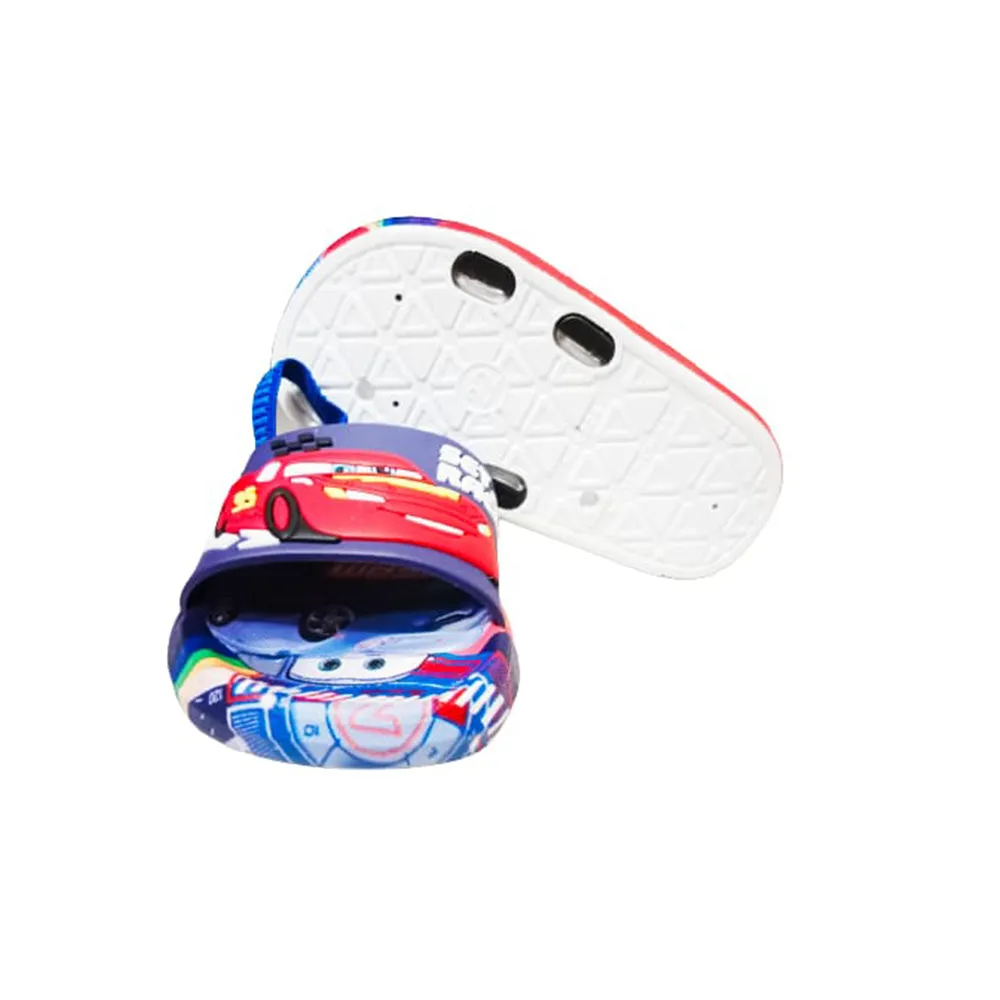 CN Mcqueen Car Blue & Red Slippers With Grip 12271