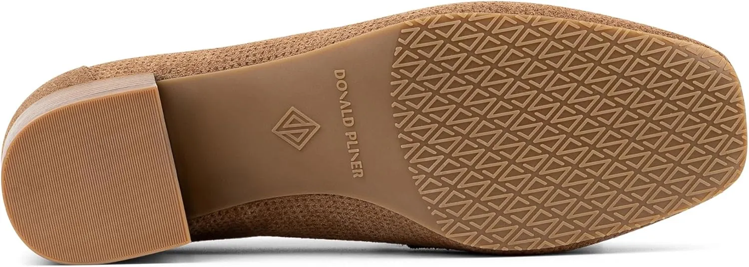 Donald Pliner Women's Kressida Dress Loafers, 2" Block Heels for Women, Slip-On Heels for Women