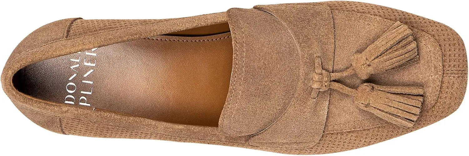 Donald Pliner Women's Kressida Dress Loafers, 2" Block Heels for Women, Slip-On Heels for Women