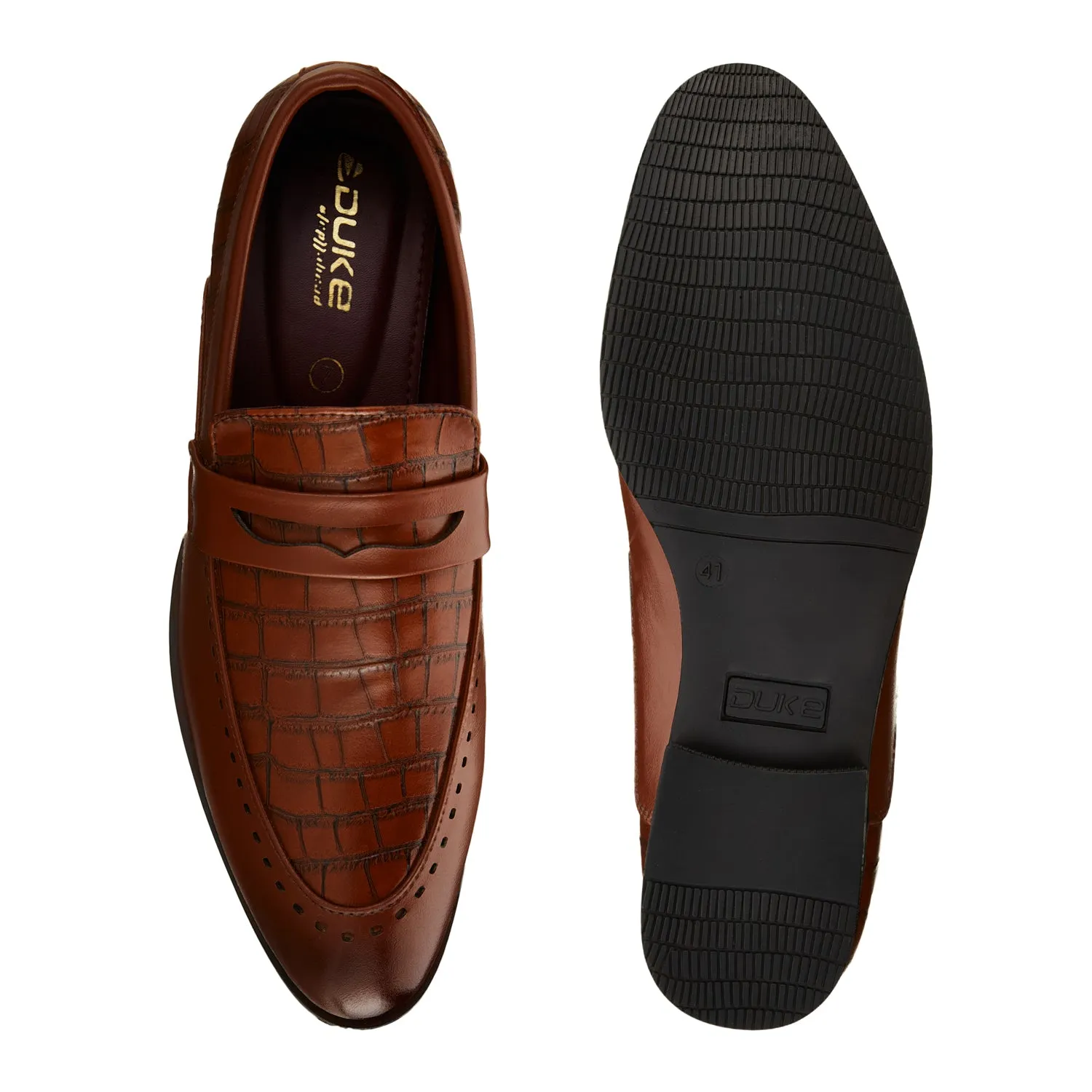 Duke Men Formal Penny Loafers (FWOL8099)