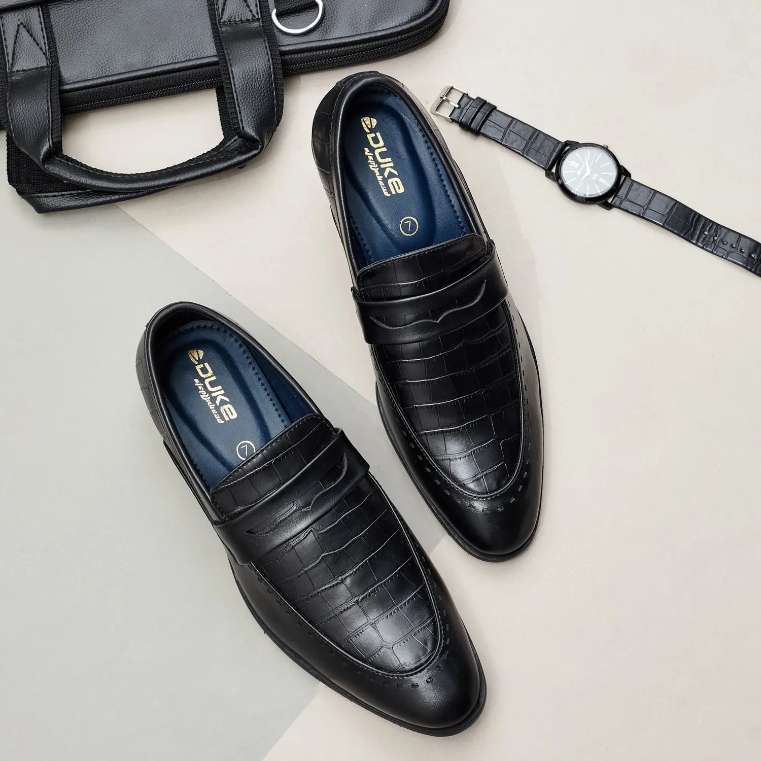Duke Men Formal Penny Loafers (FWOL8099)