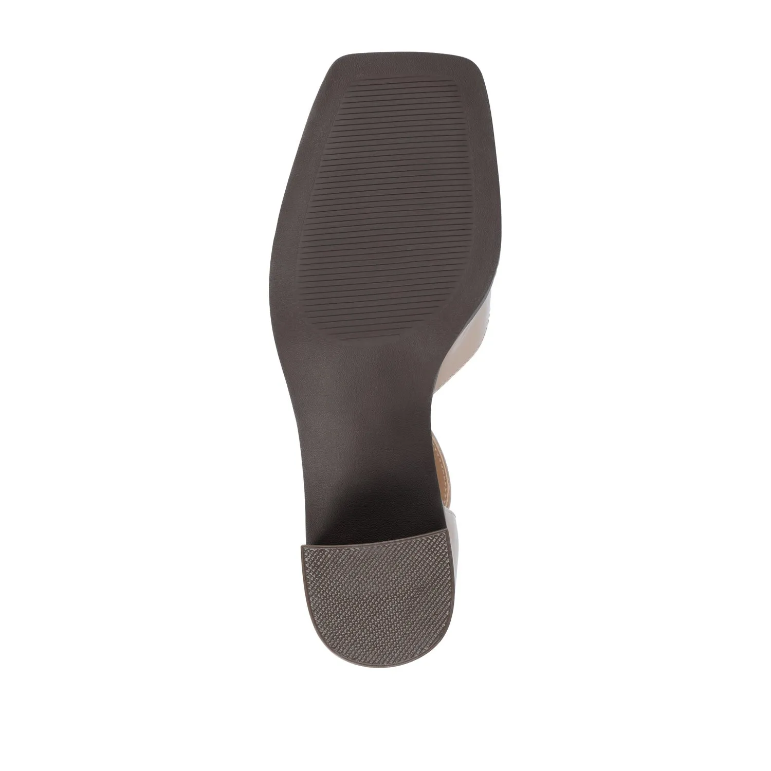 EVANGELINE BLOCK D'ORSAY HEELS IN PATENT