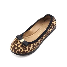 Ferragamo Leopard Pony Hair Ballet Flats Size US 5 | EU 35