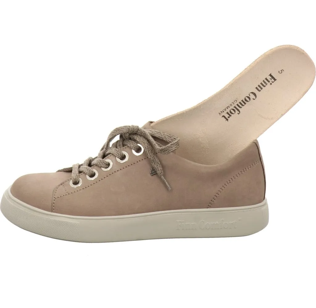 Finn Comfort Women's El Paso Sneakers- Nubuk Gravel