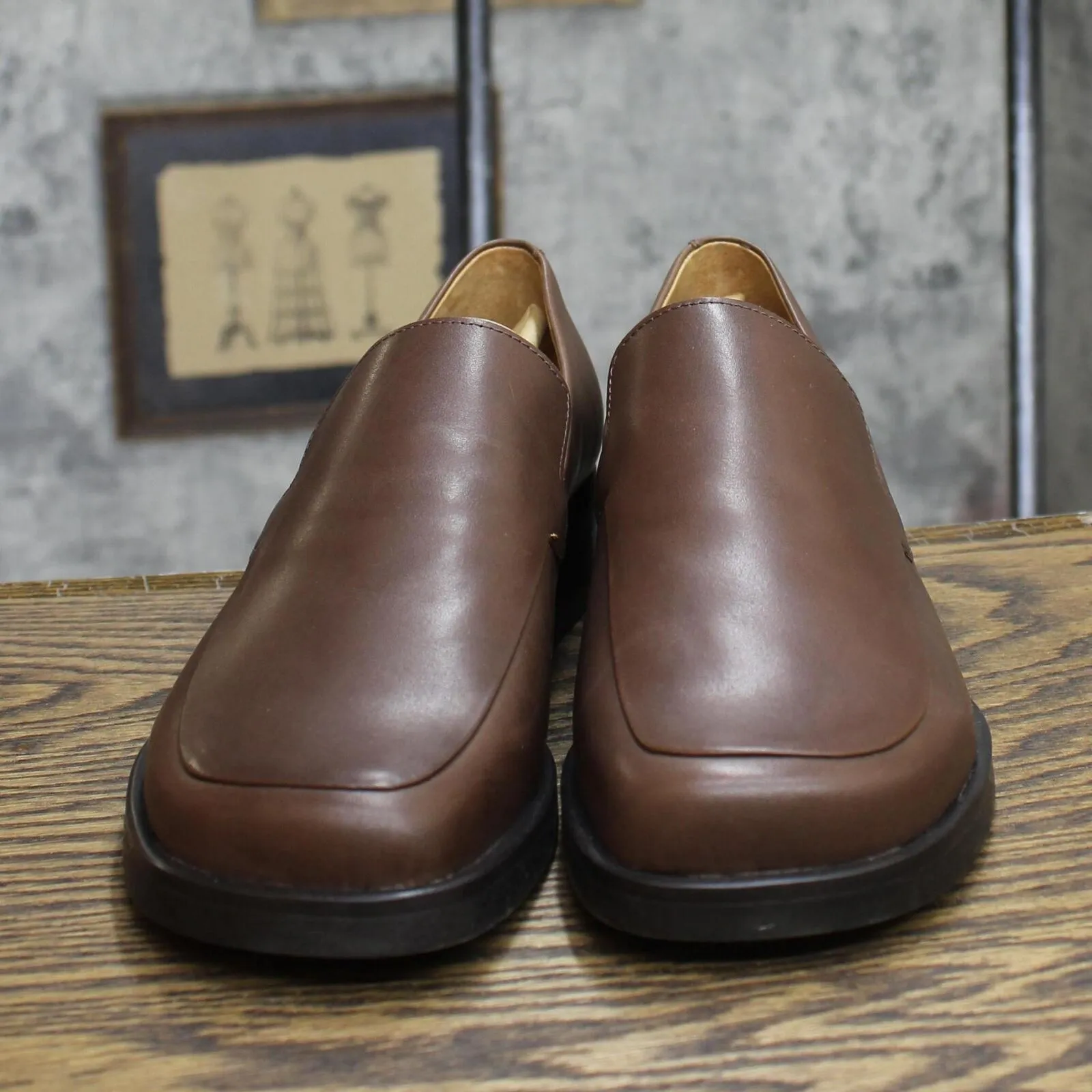 Franco Sarto Women's Bocca Slip-On Loafer Shoes 28912L6 Oxford Brown 10W