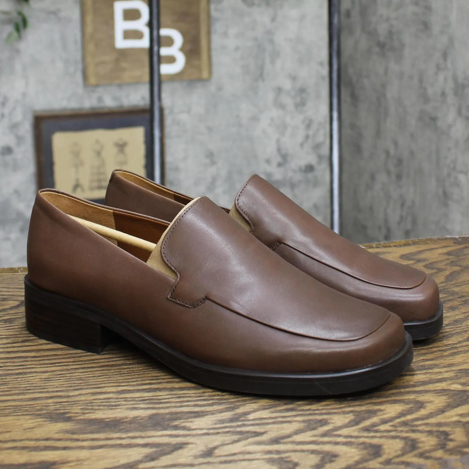 Franco Sarto Women's Bocca Slip-On Loafer Shoes 28912L6 Oxford Brown 10W