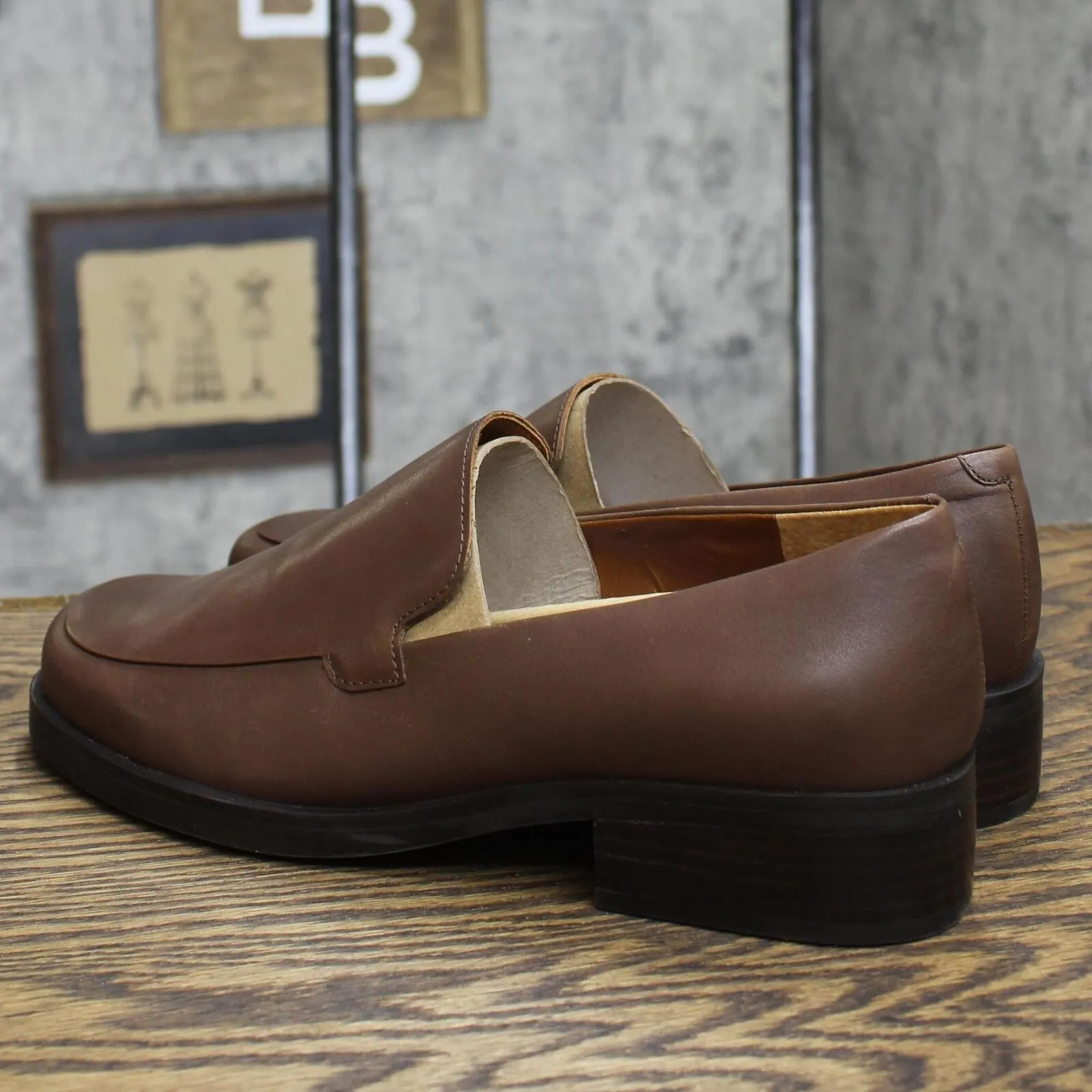 Franco Sarto Women's Bocca Slip-On Loafer Shoes 28912L6 Oxford Brown 10W