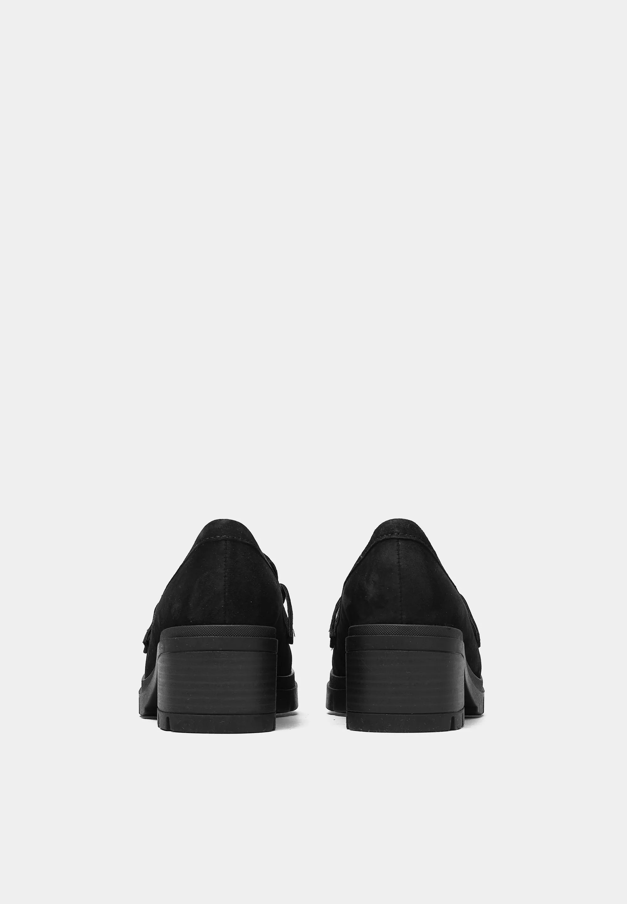 Gabor-Suede Loafers (MID) Black Suede