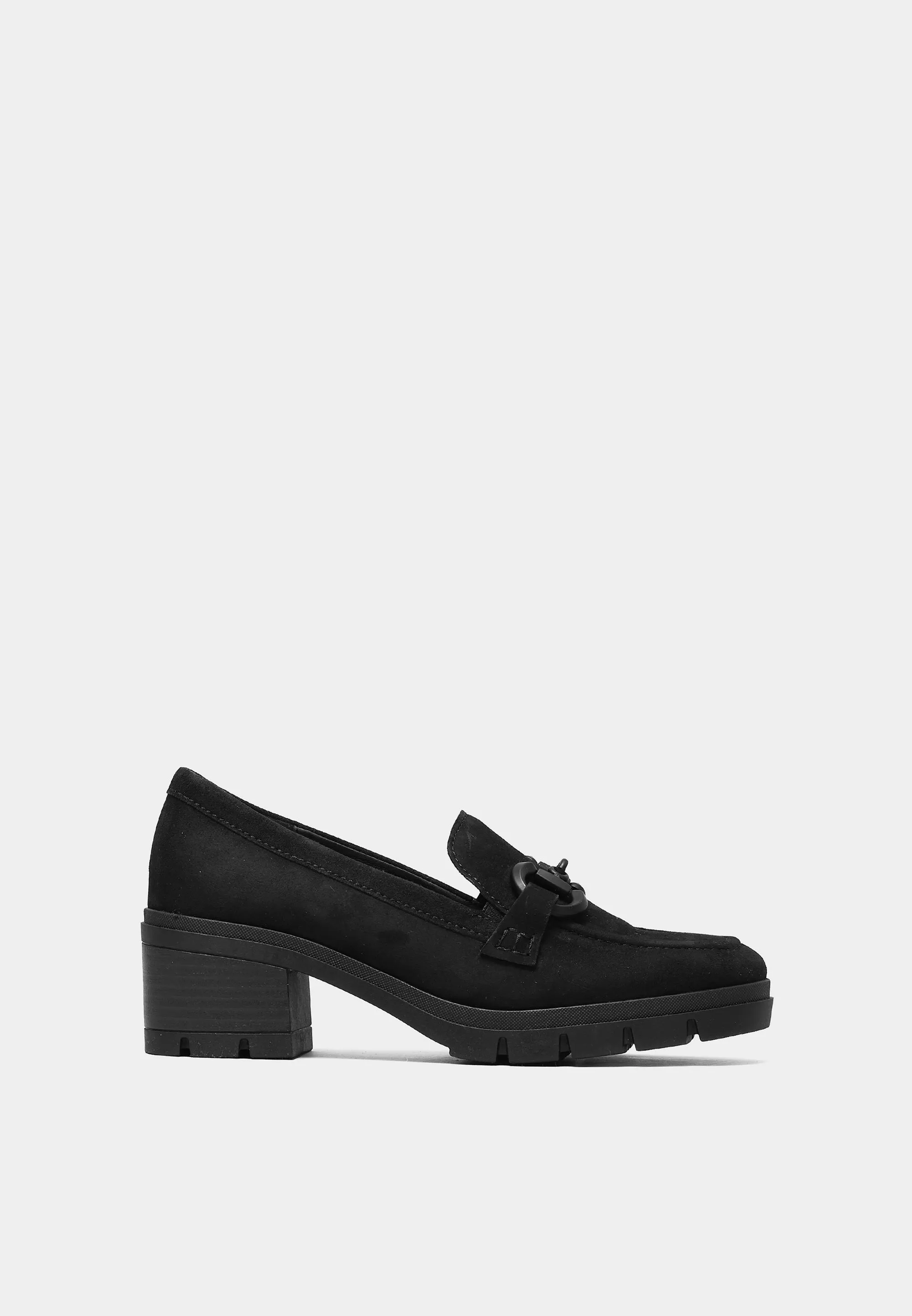 Gabor-Suede Loafers (MID) Black Suede