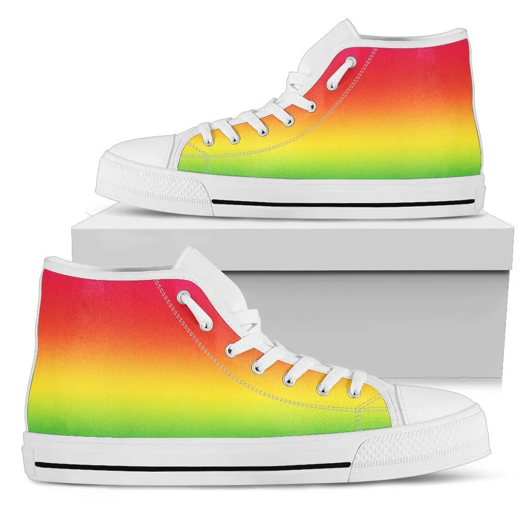 High Top Sneakers - Unisex Colorful Sneakers #2 | Custom Sneakers Women, Custom Women's Sneakers, Customized Sneakers, High Top Sneakers for Women