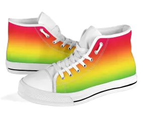 High Top Sneakers - Unisex Colorful Sneakers #2 | Custom Sneakers Women, Custom Women's Sneakers, Customized Sneakers, High Top Sneakers for Women