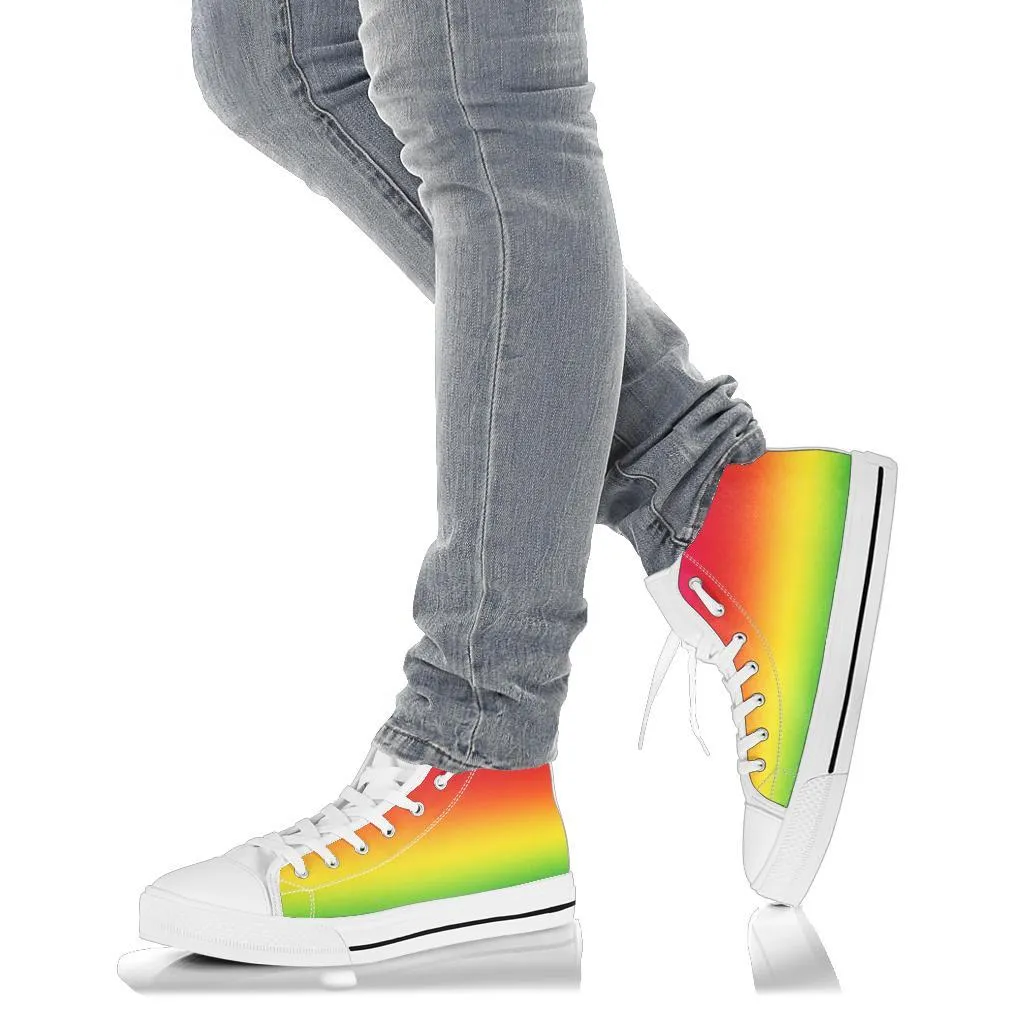High Top Sneakers - Unisex Colorful Sneakers #2 | Custom Sneakers Women, Custom Women's Sneakers, Customized Sneakers, High Top Sneakers for Women