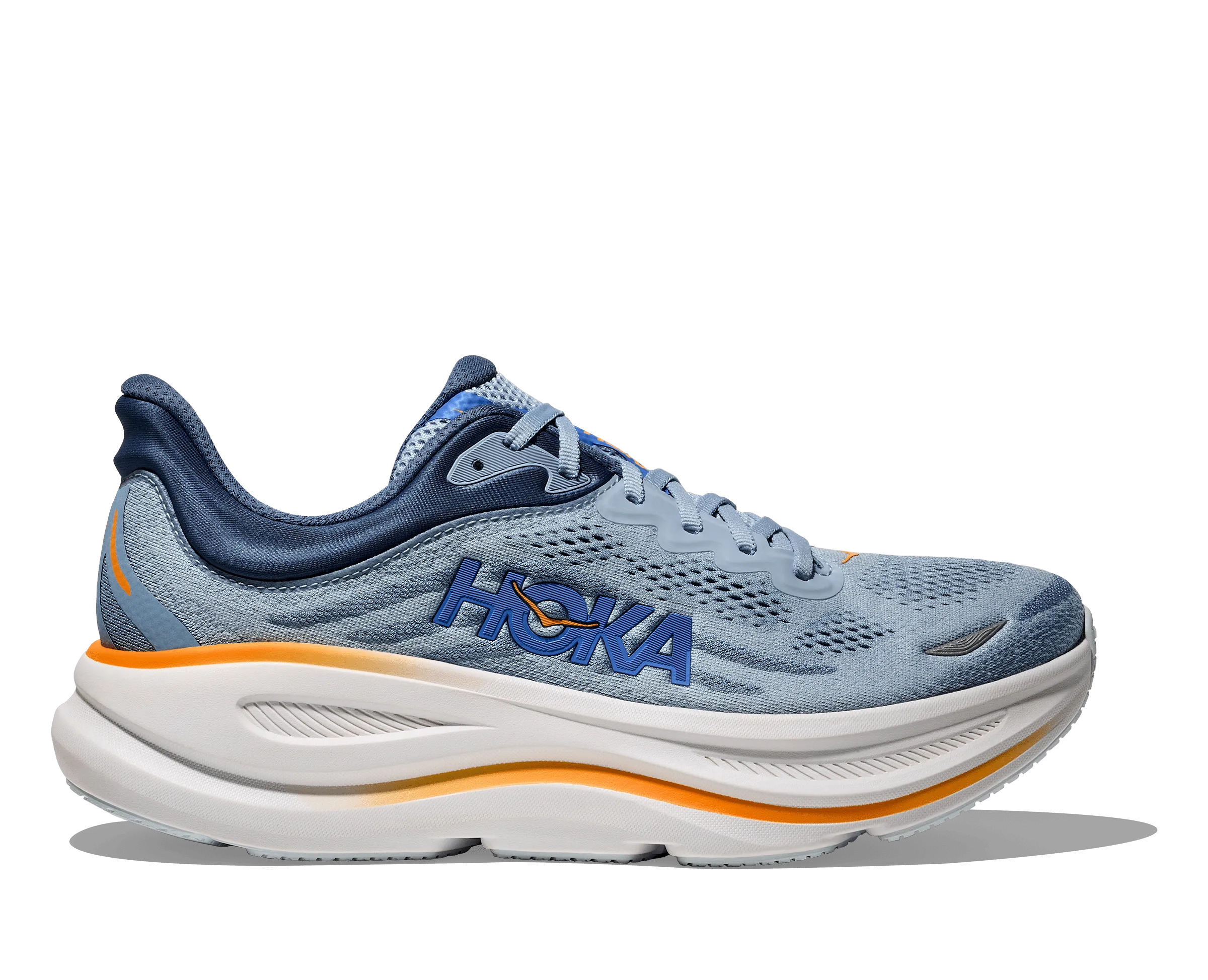 Hoka Men's Bondi 9 Running Shoes- Drizzle/Downpour