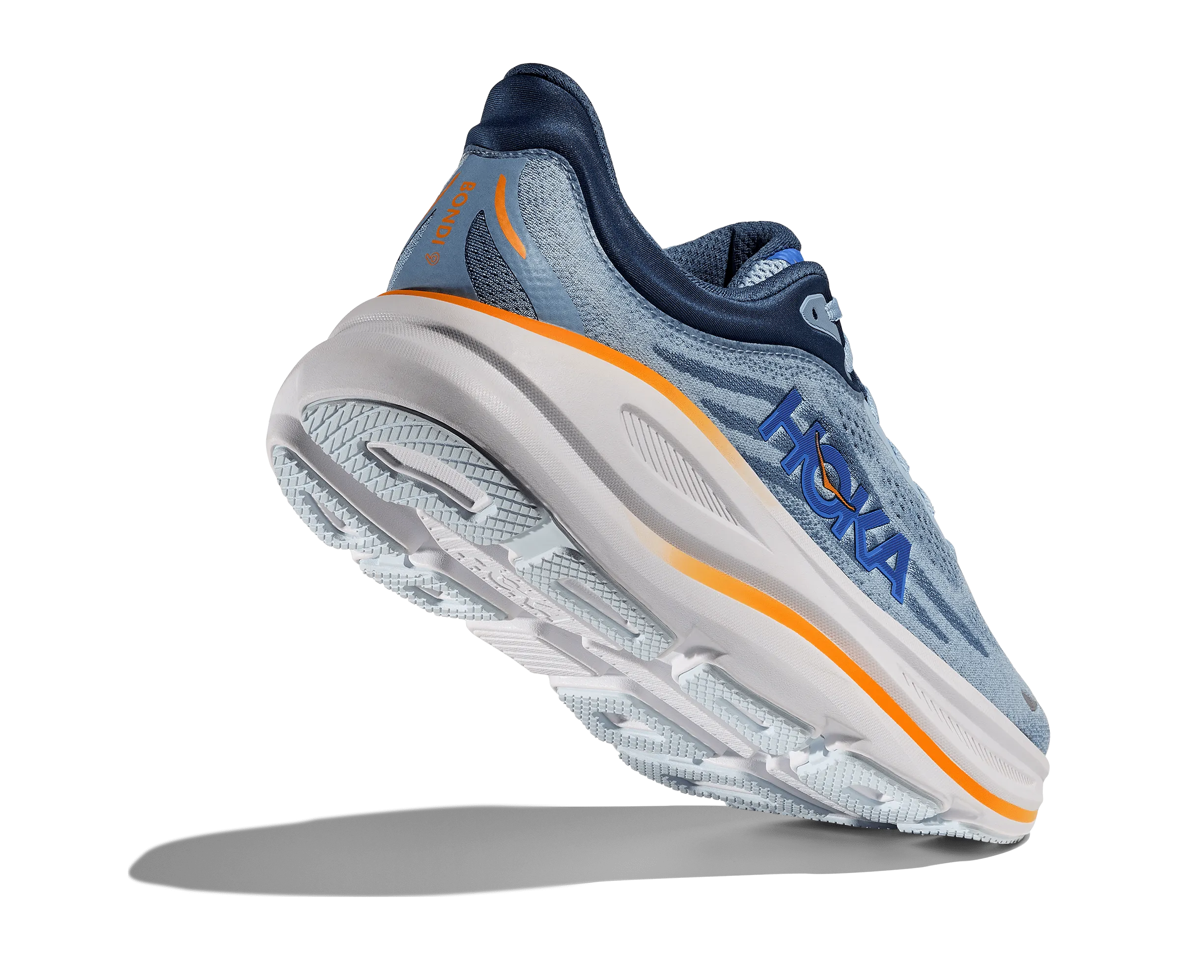 Hoka Men's Bondi 9 Running Shoes- Drizzle/Downpour