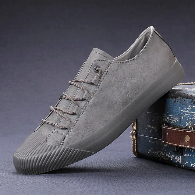JITU Leather Casual Sneaker