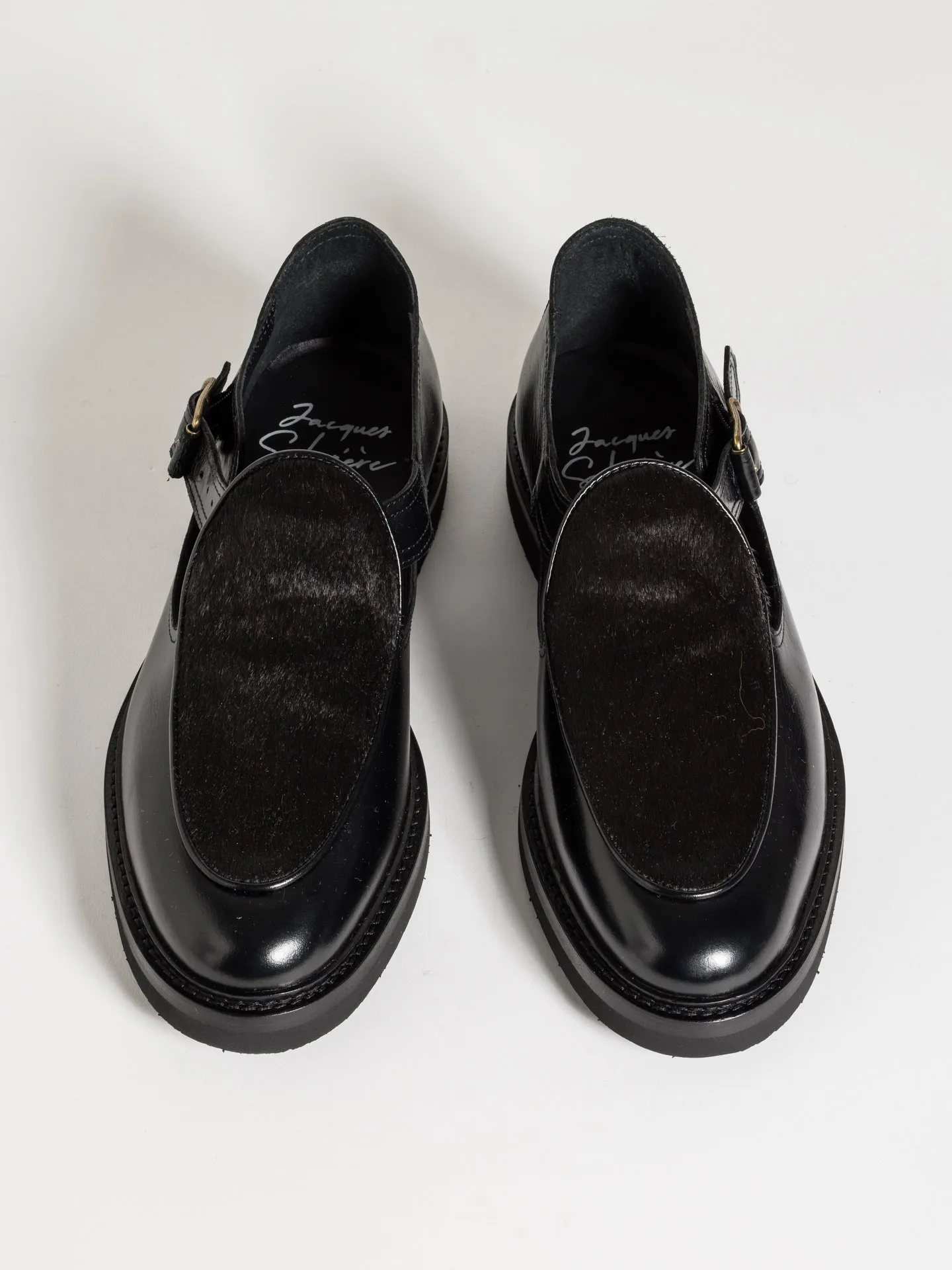 JO HAIRY CALF BLACK