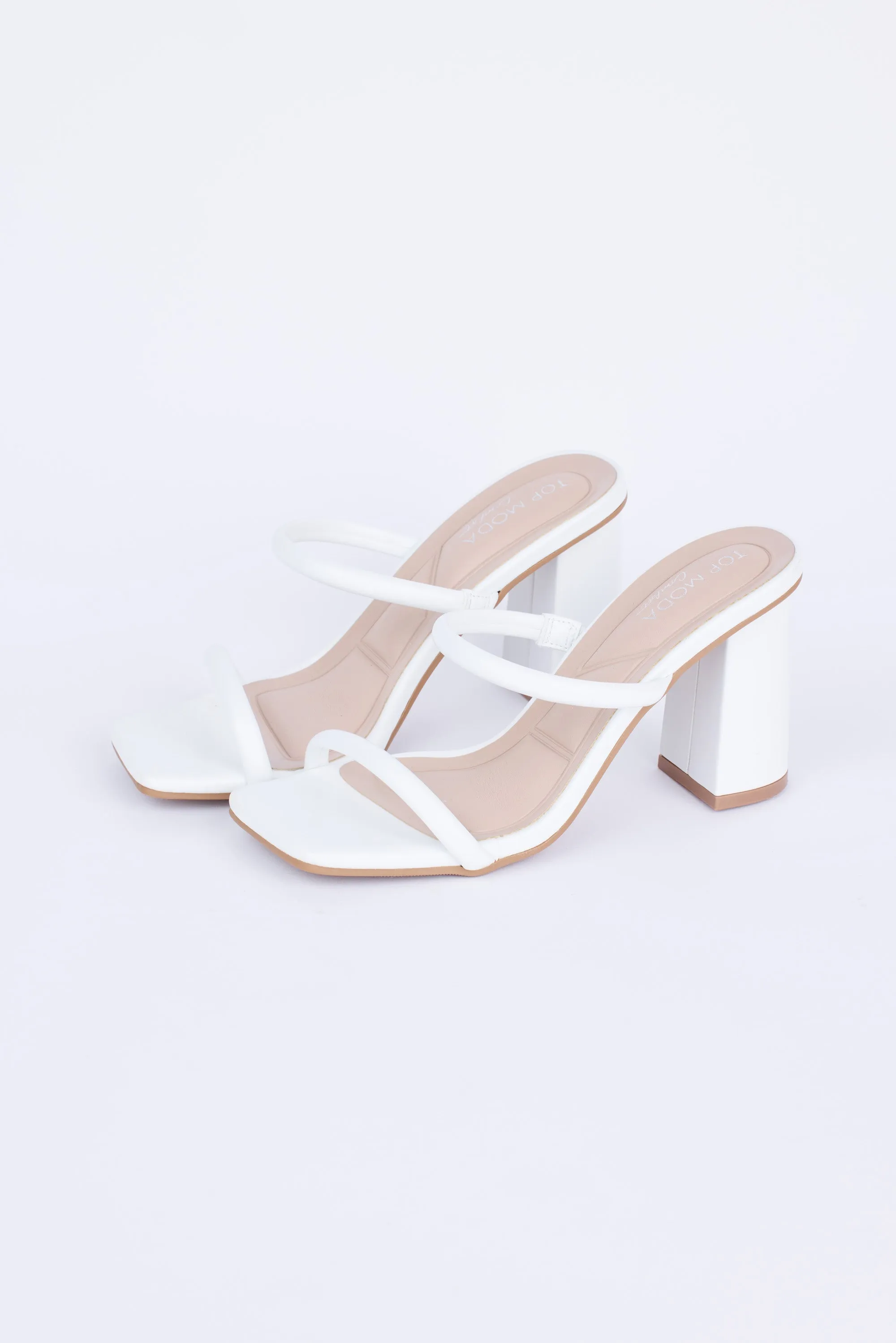Kayce Heels- White