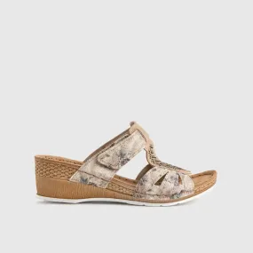 Ladies Comfort Sandals EP020 Beige