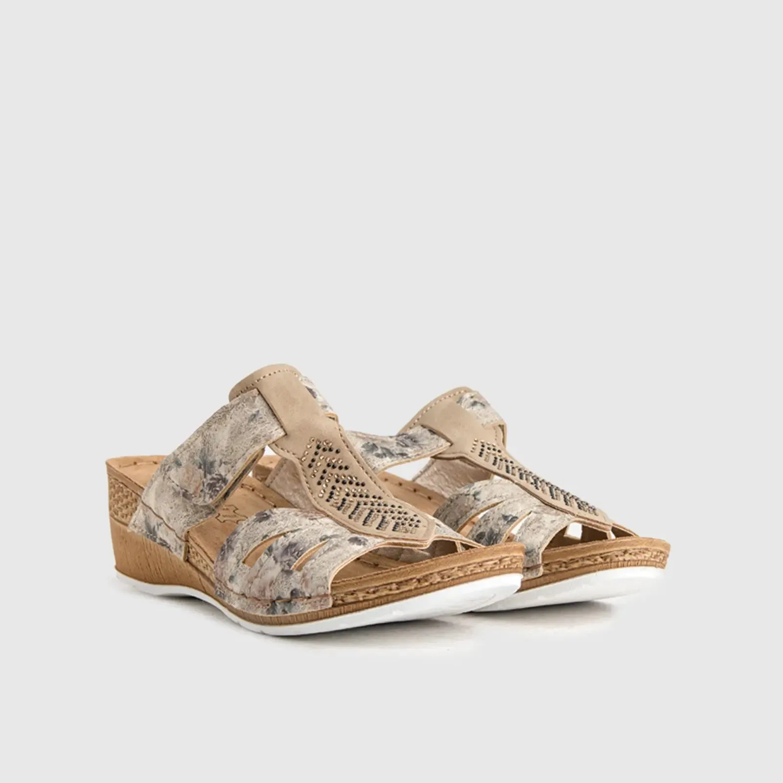 Ladies Comfort Sandals EP020 Beige