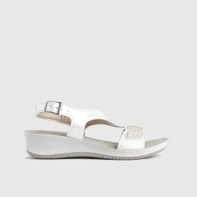 Ladies Comfort Sandals SE005 White