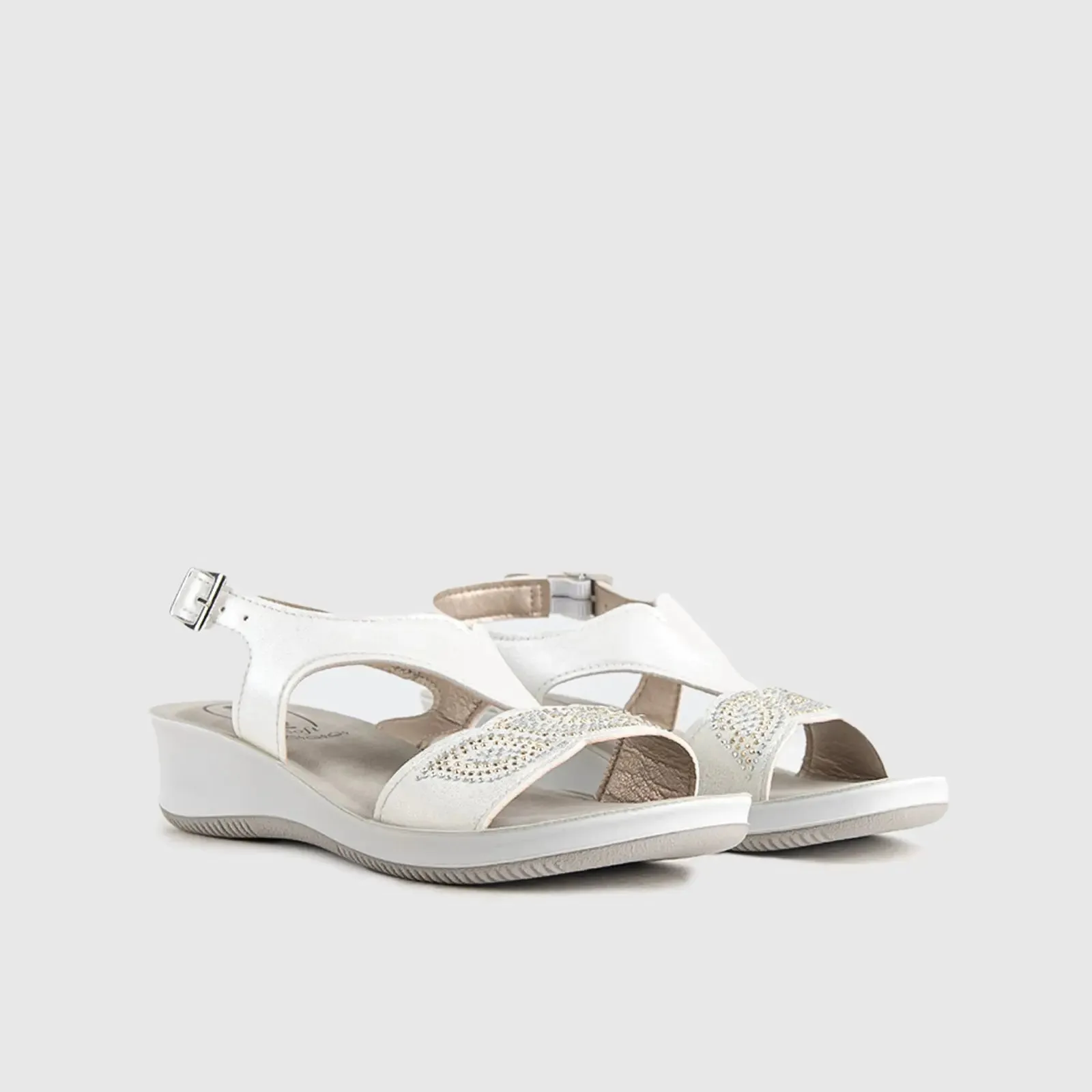 Ladies Comfort Sandals SE005 White