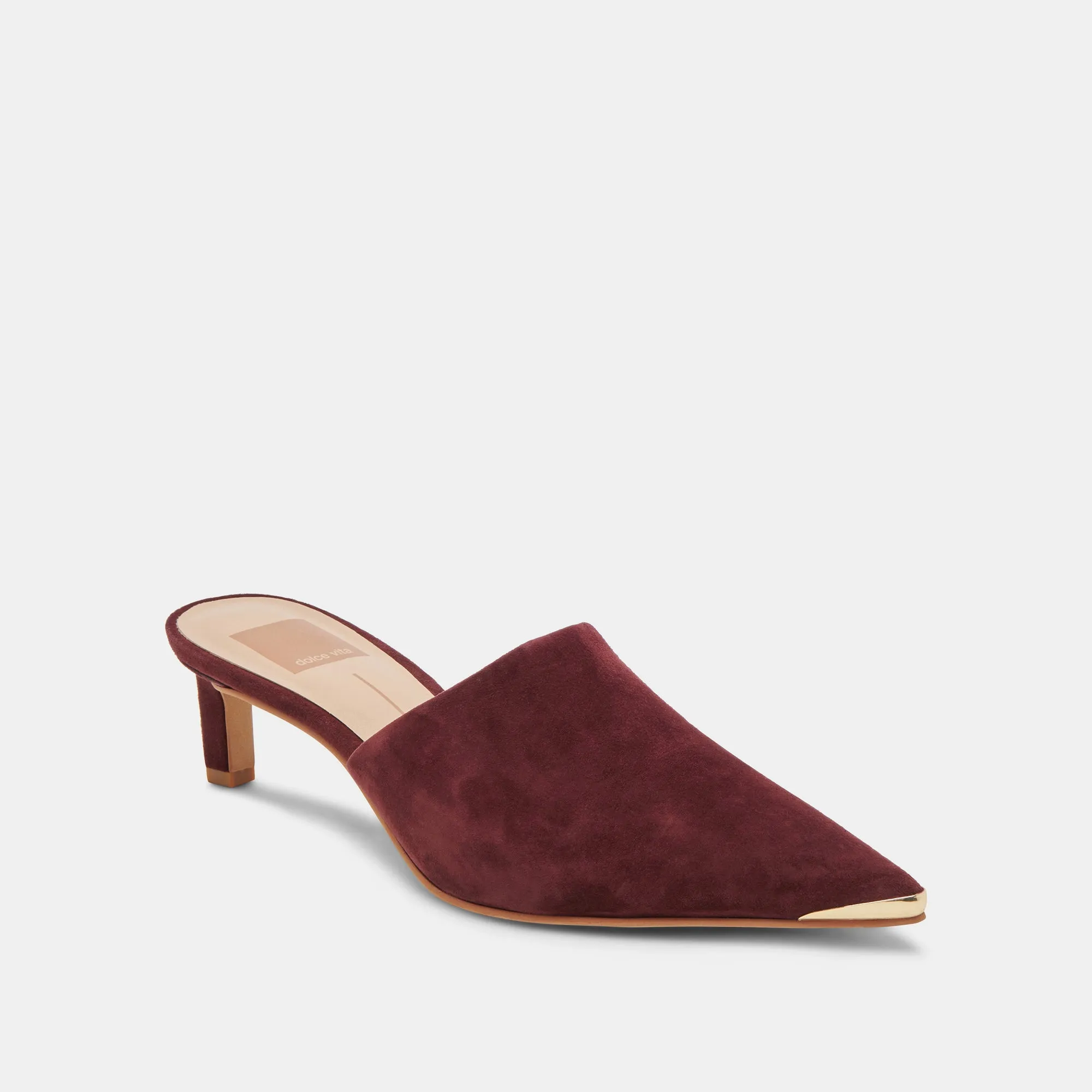 LEXY HEELS CRANBERRY SUEDE