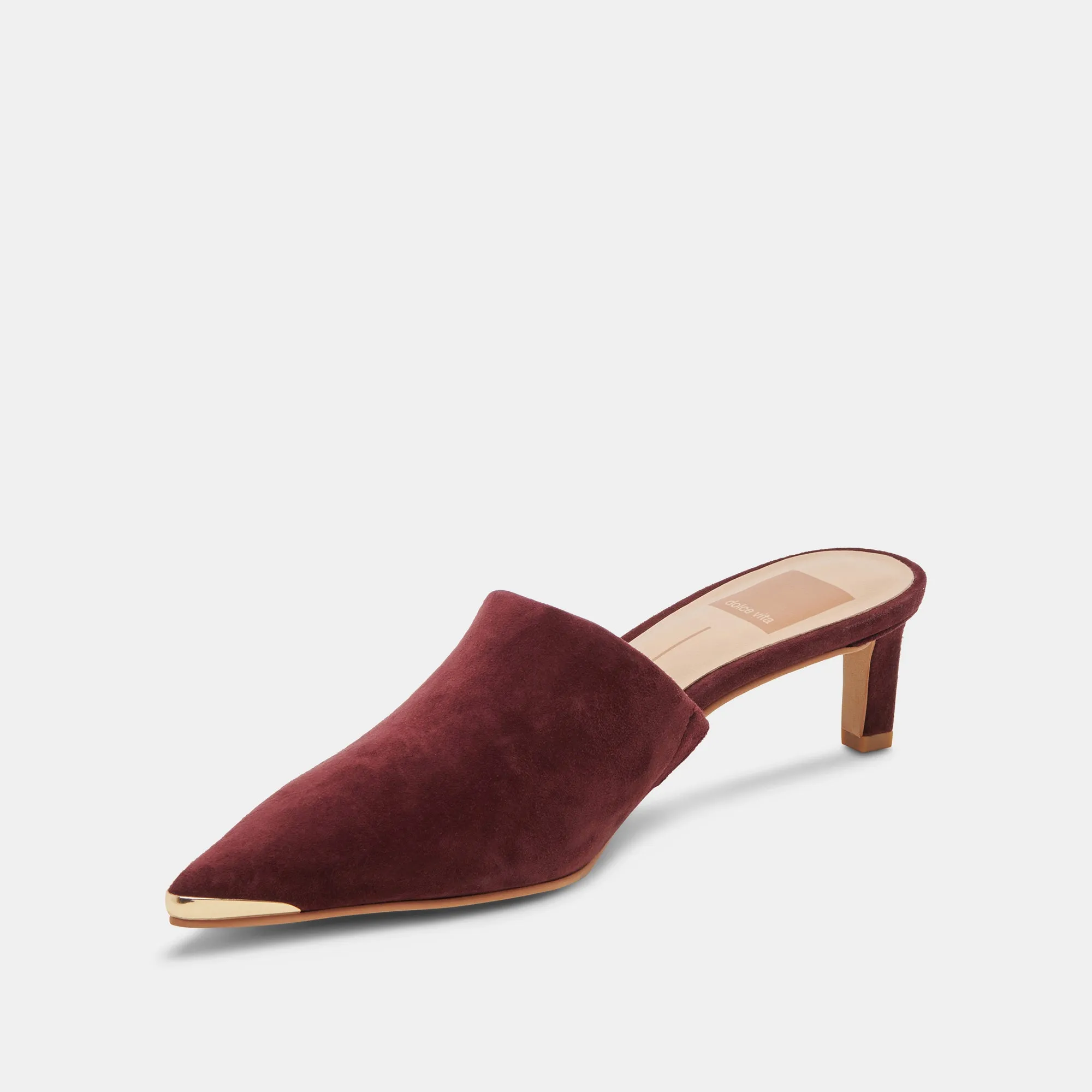 LEXY HEELS CRANBERRY SUEDE