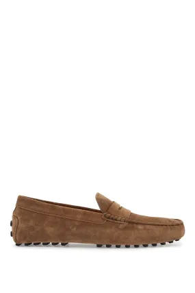 light walnut leather driving moccasin XXM22L00010RE0 NOCE CHIARO